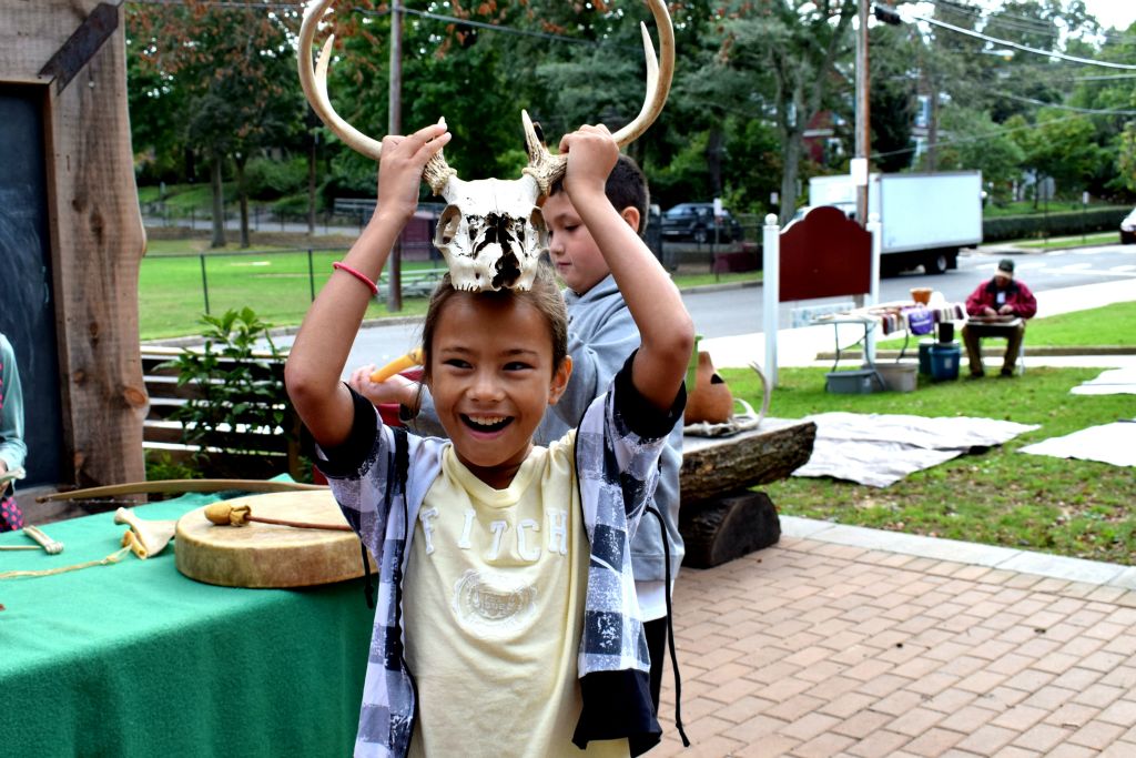 students with animal bones 